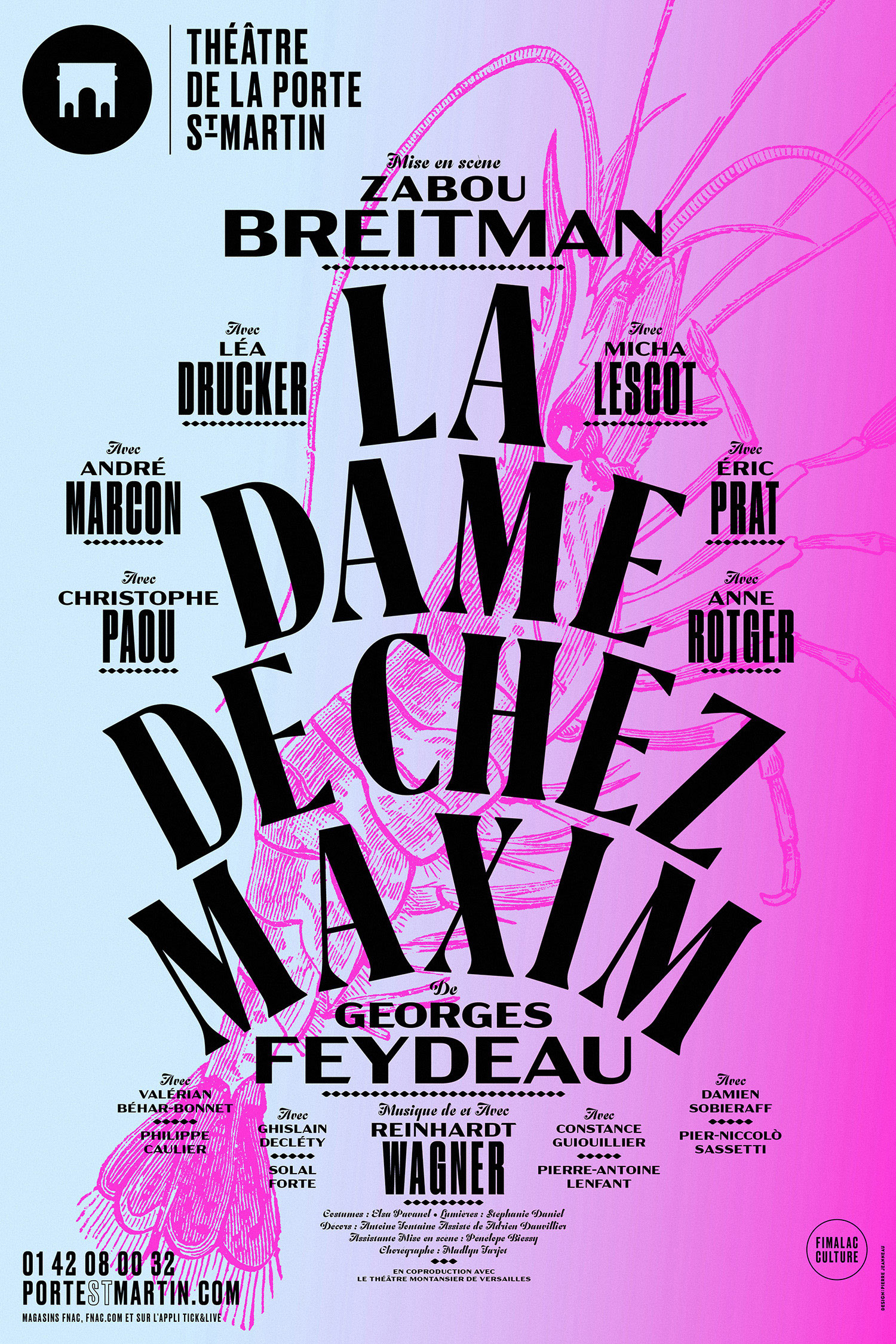 巴黎圣马丁剧院海报设计