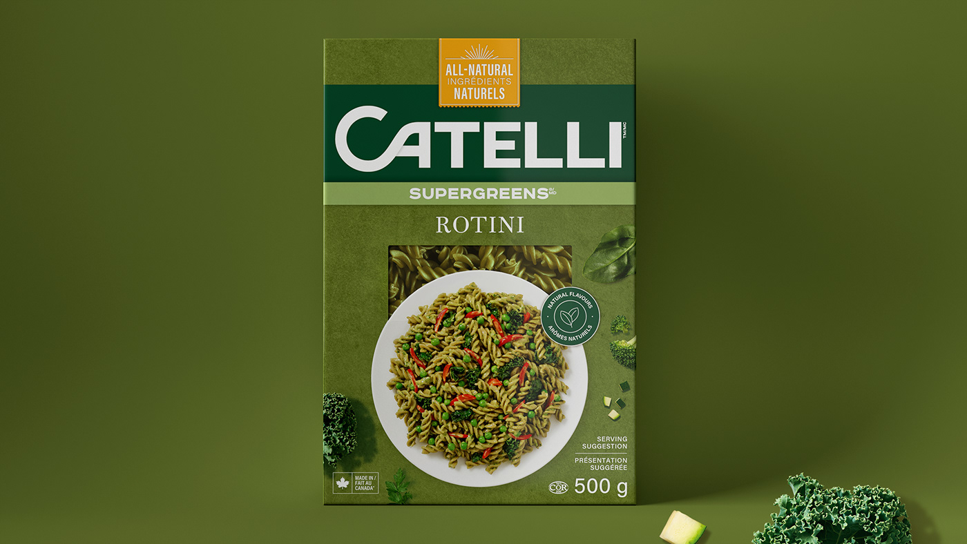 Catelli意大利面品牌包装设计