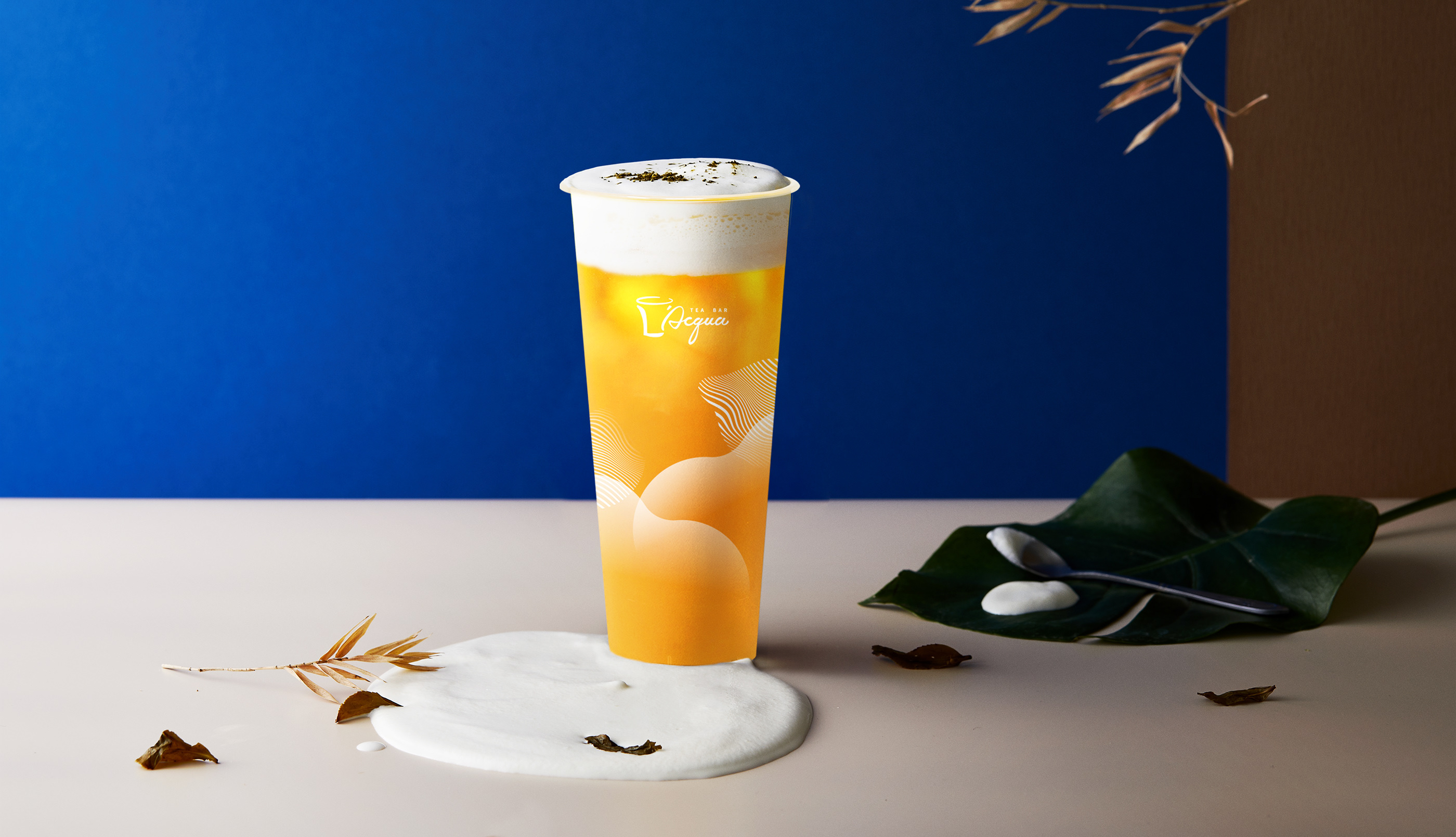 L'acqua茶饮品牌形象设计