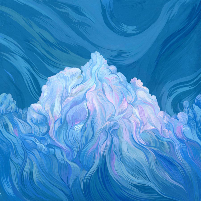 画师Eric Hosford笔下的云与海