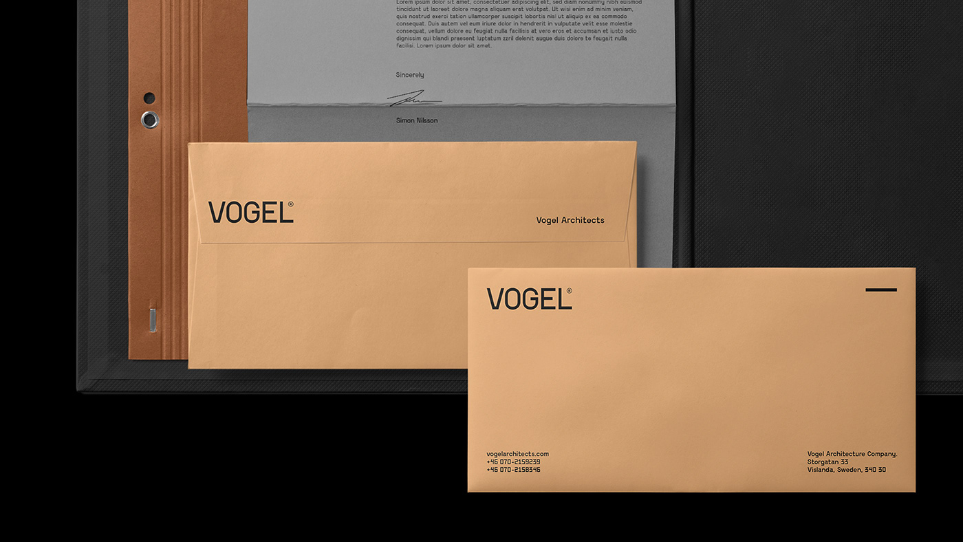 VOGEL建筑设计公司视觉识别设计