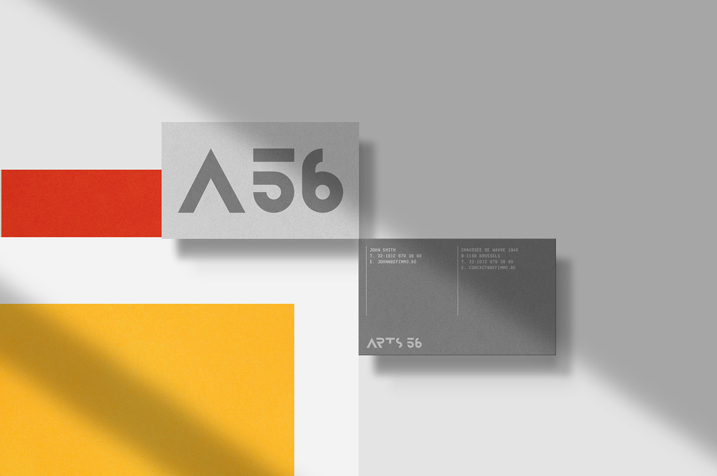 布鲁塞尔Arts 56大楼品牌和导视系统设计