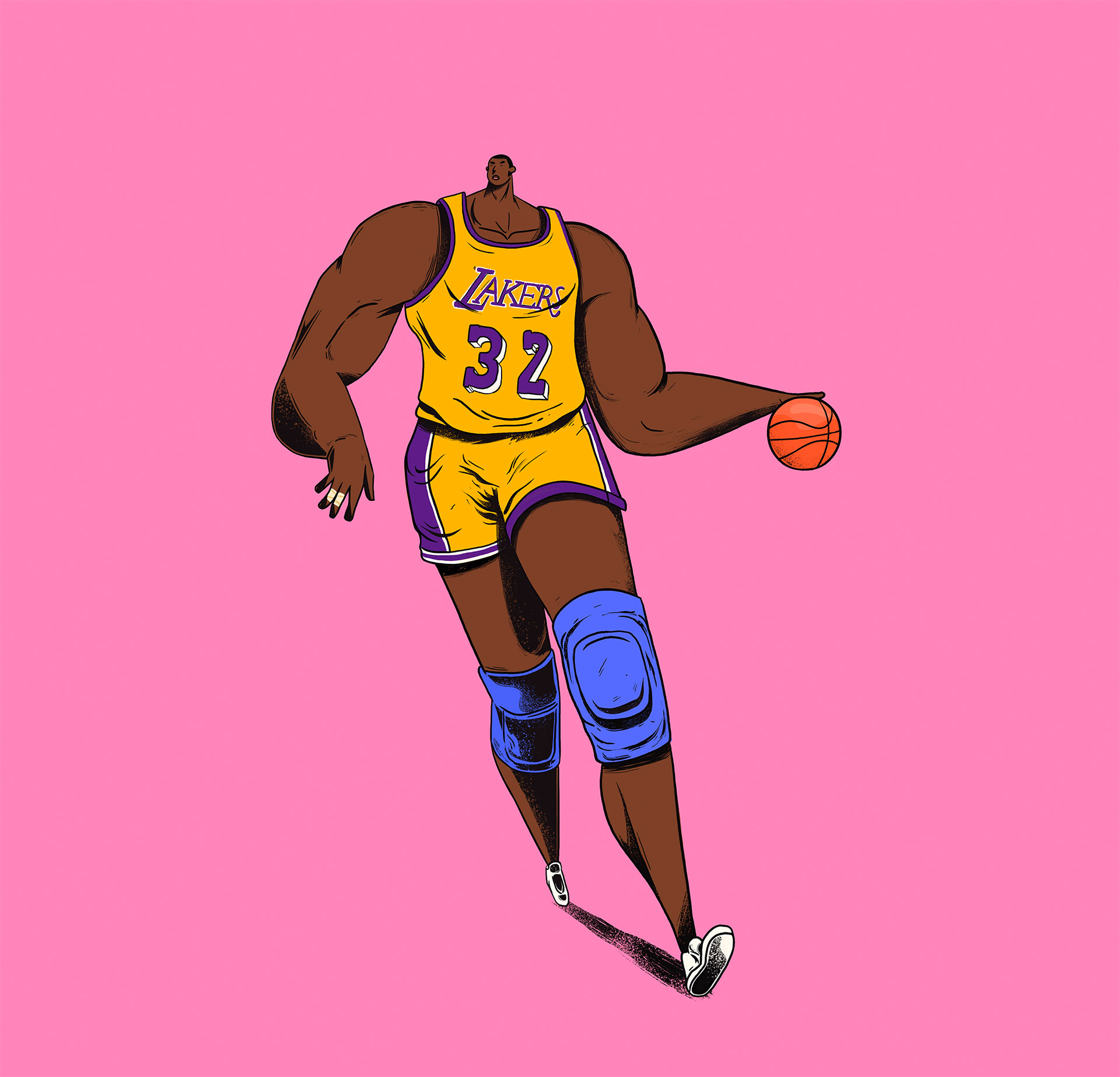 Oguzhan Kodalak NBA篮球插画作品