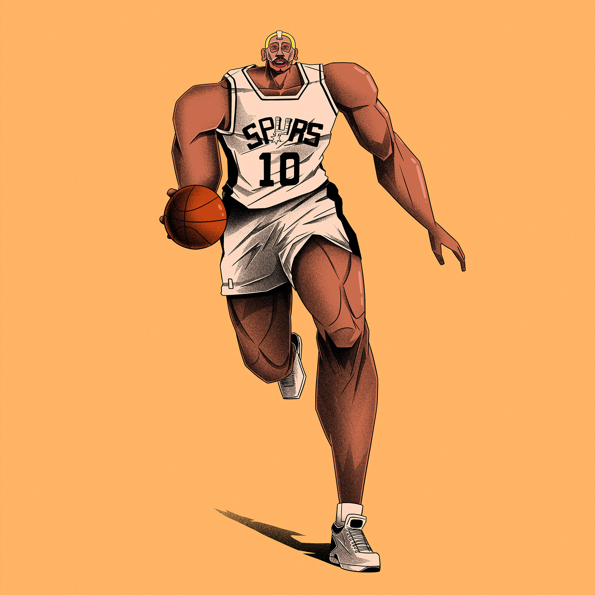 Oguzhan Kodalak NBA篮球插画作品