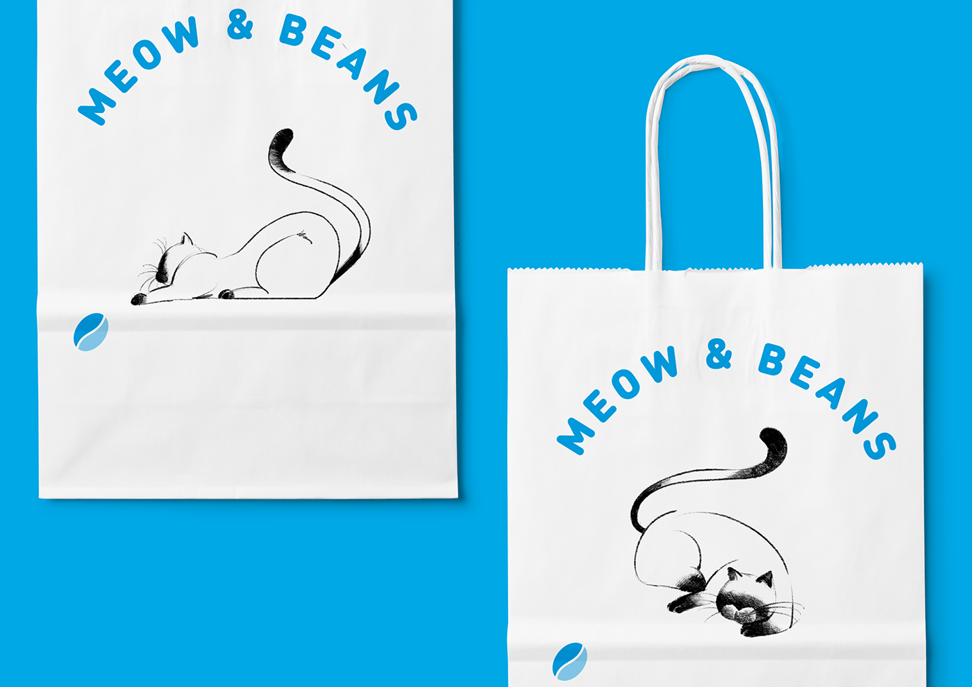 Meow & Beans咖啡馆视觉设计