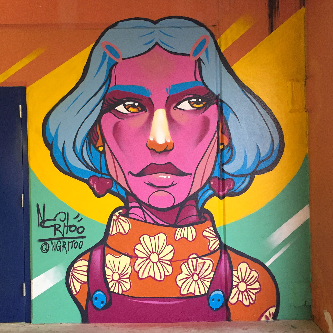 Negritoo街头艺术和壁画作品
