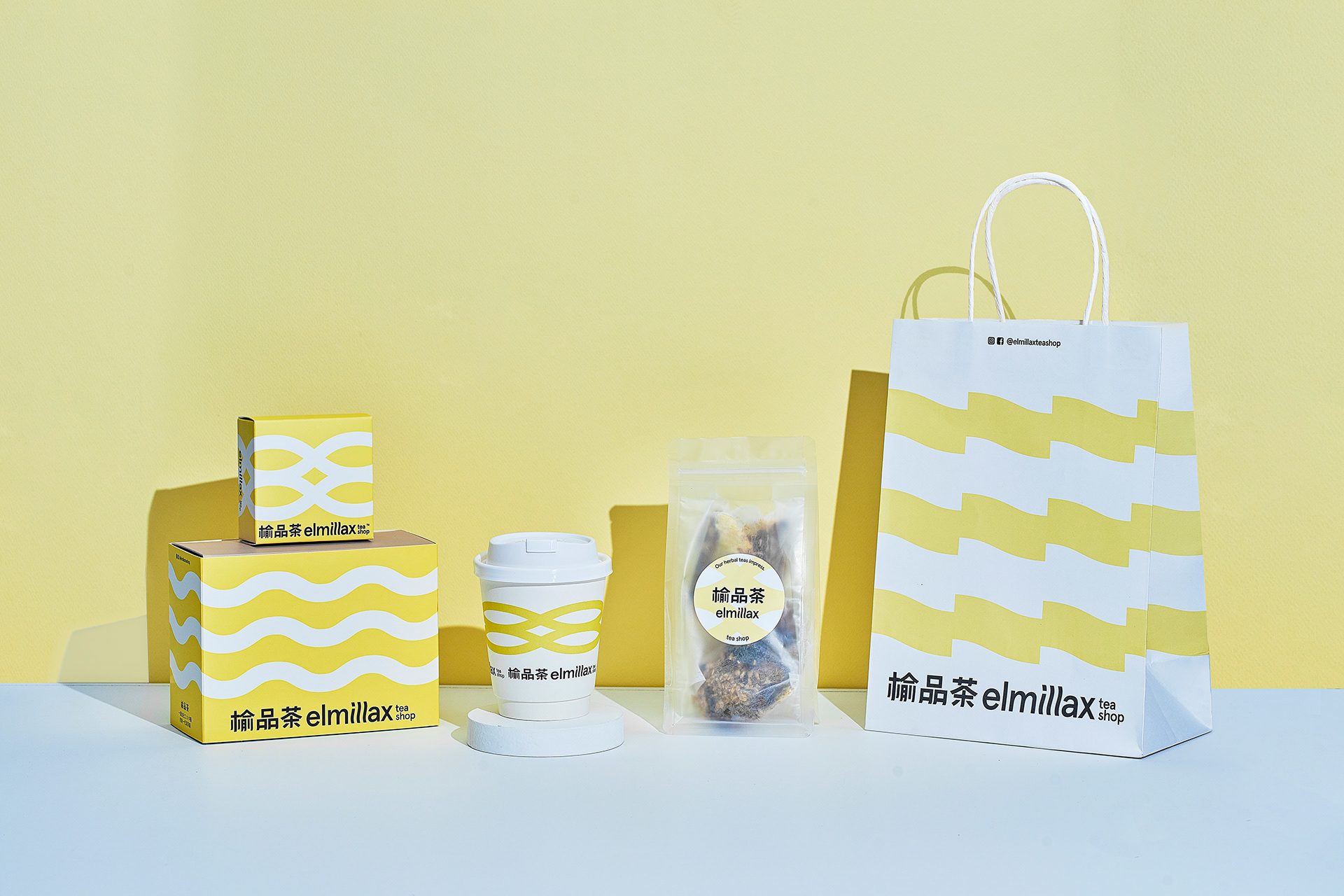 凉茶品牌包装设计：榆品茶Elmillax