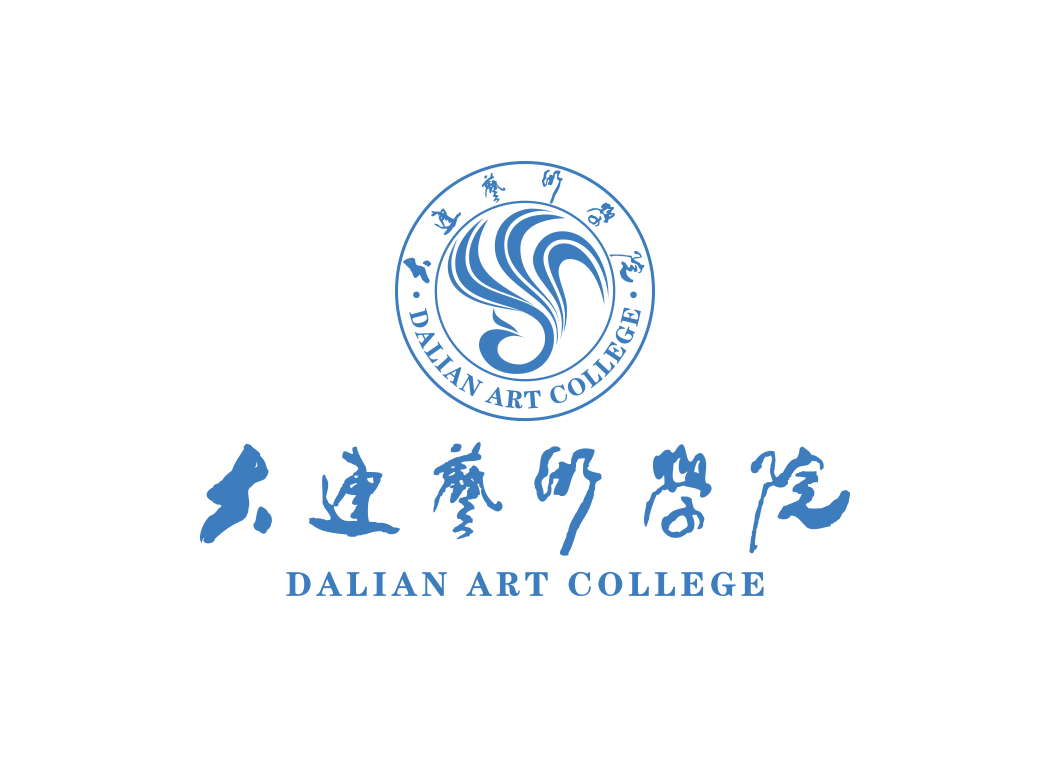 大连艺术学院logo标志矢量图