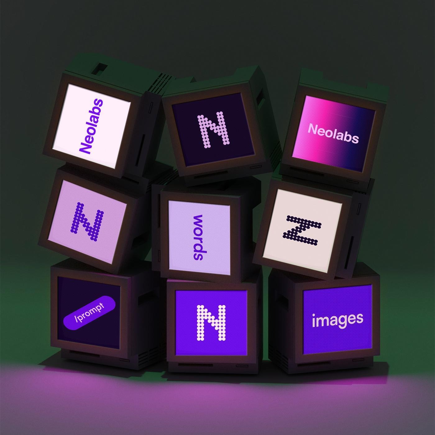 Neolabs AI艺术生成器视觉形象设计