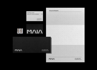 Maia建築和室內設計工作室品牌視覺設計