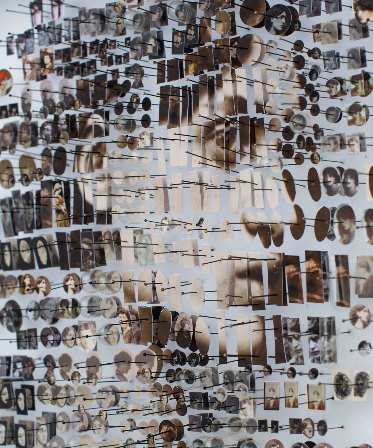 标本：Michael Mapes碎片拼贴的肖像艺术作品