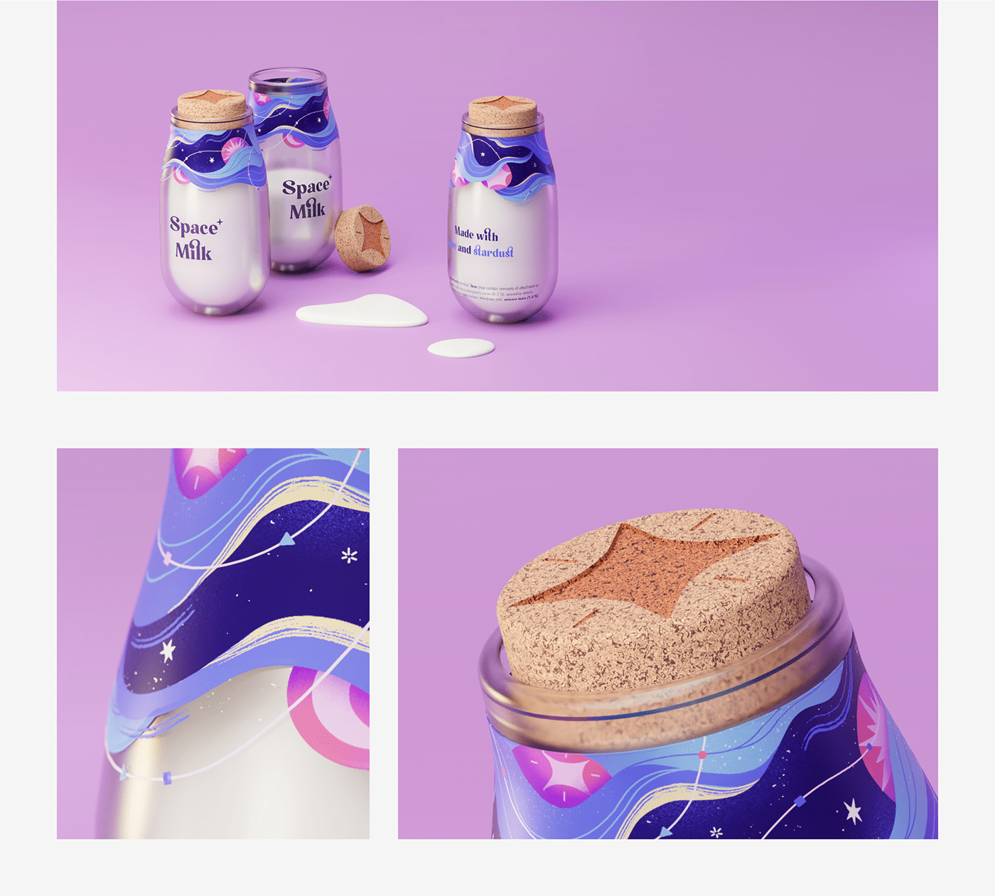 Space Milk牛奶概念品牌设计