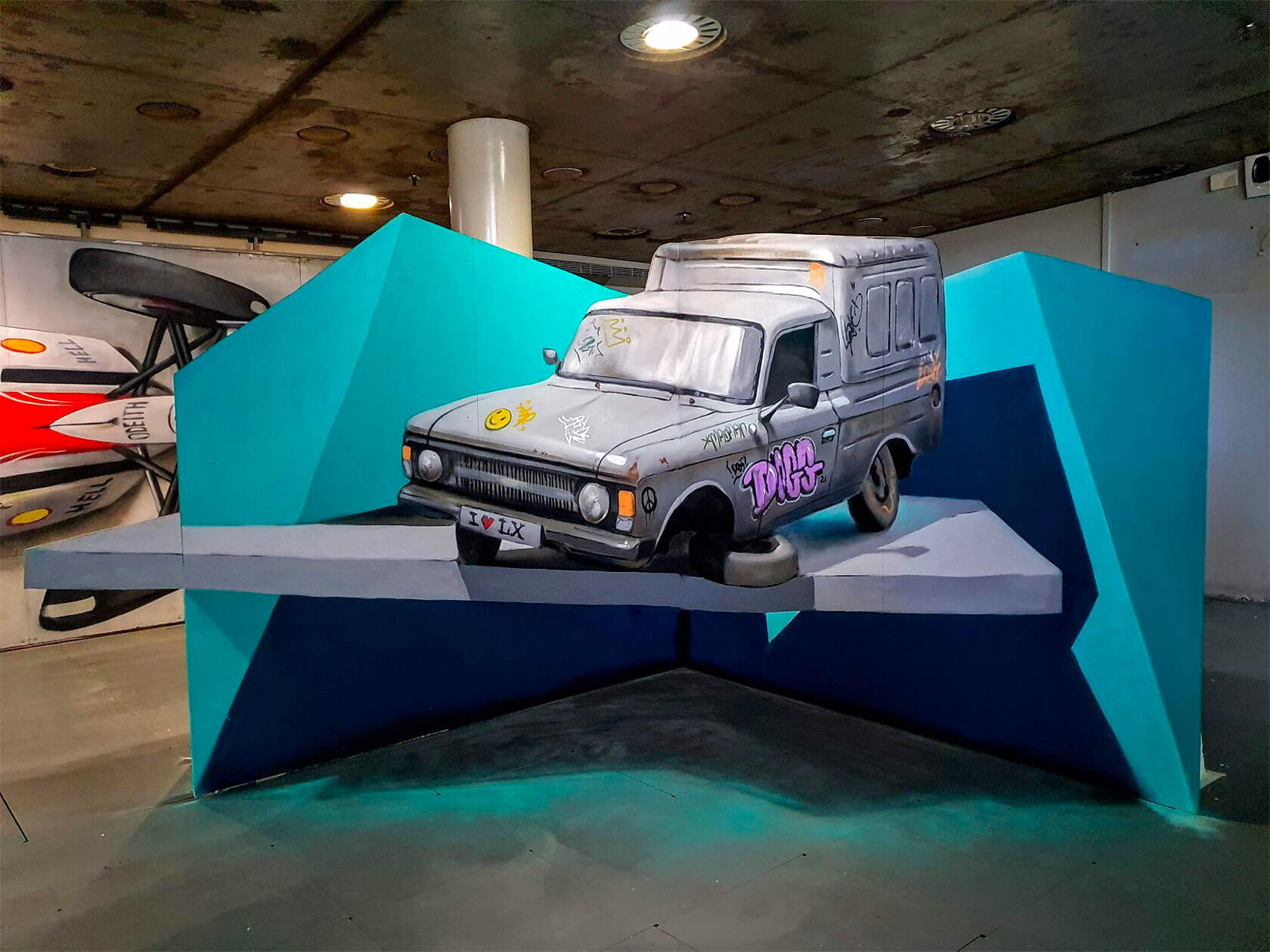 Odeith超级逼真的3D街头艺术作品