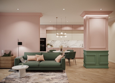 幸福和溫暖的感覺！粉紅的家居裝修空間