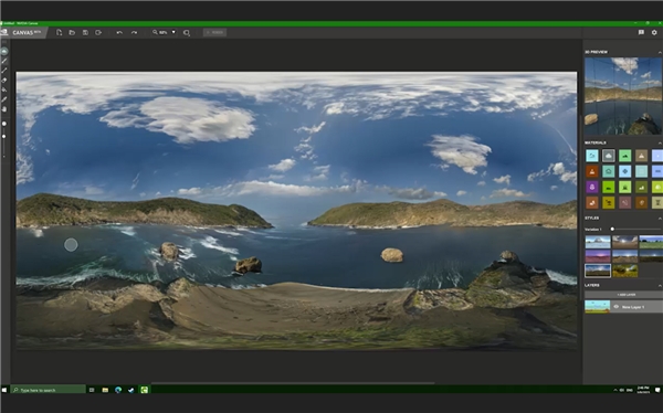 本周“NVIDIA Studio 创意加速”栏目推出NVIDIA Canvas 1.4 全景模式测试版