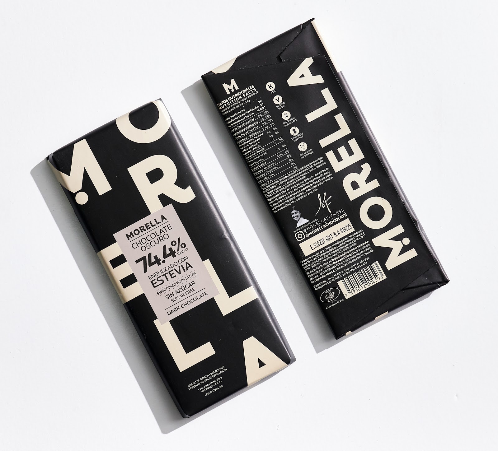 强烈的黑白反差！Morella巧克力品牌包装设计