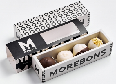 強烈的黑白反差！Morella巧克力品牌包裝設計