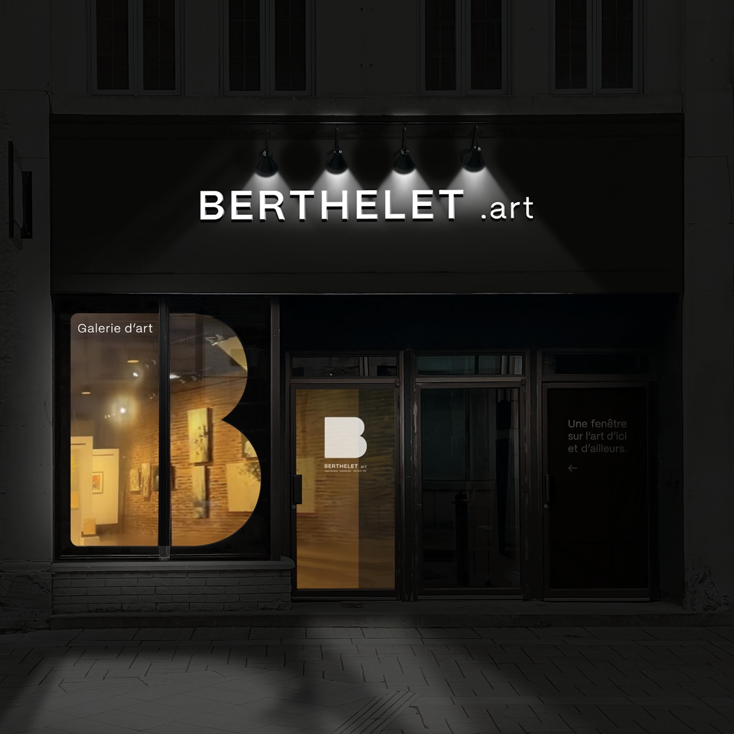 Berthelet.art Gallery艺术画廊品牌设计