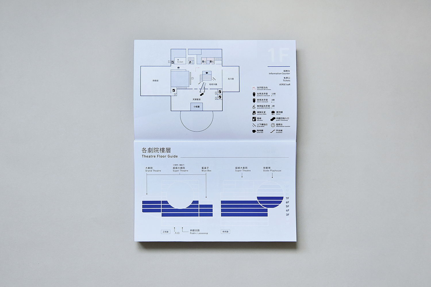 台北表演艺术中心：场馆指南图册设计