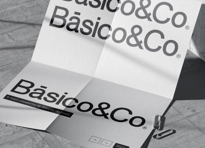  Básico&Co.极简主义风格品牌形象设计