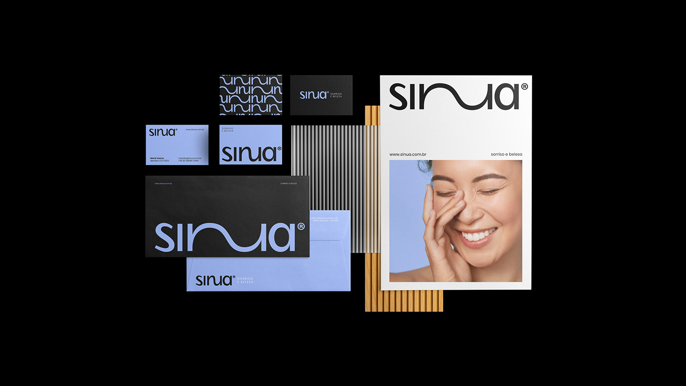 向自然曲线和精妙设计致敬：Sinua诊所品牌视觉设计