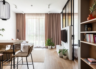 舒適、緊湊、現代的家居裝修設計