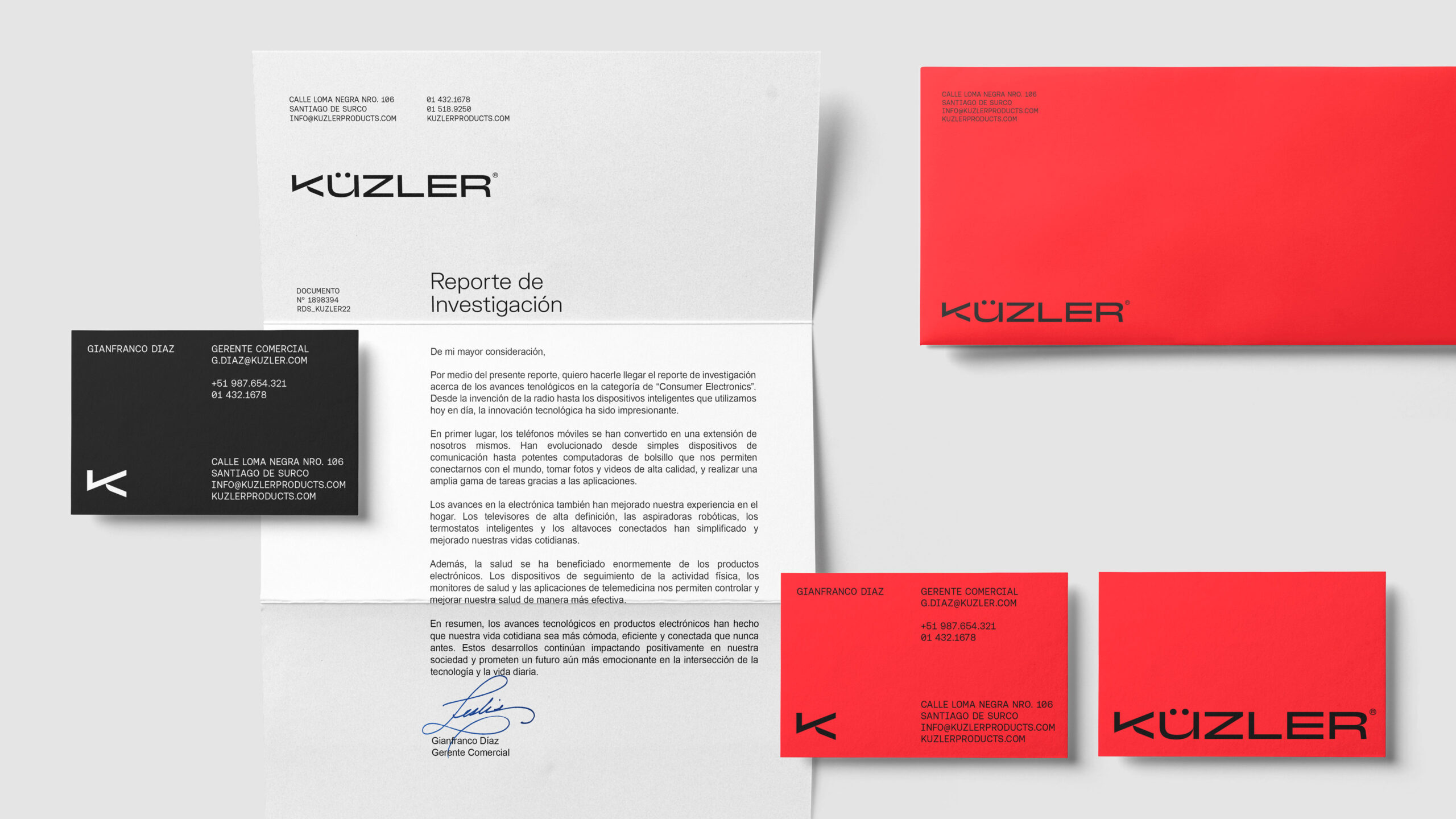 KÜZLER数码产品视觉形象设计