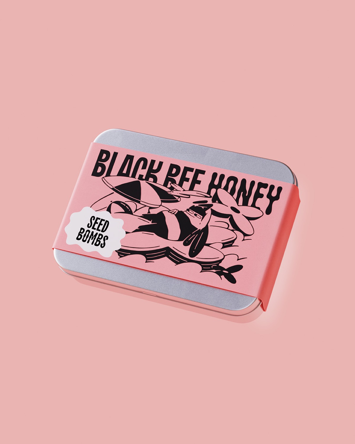 Black Bee Honey蜂蜜包装设计