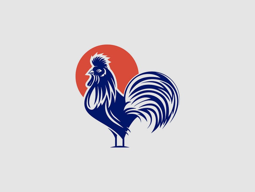 40款公鸡元素logo设计案例