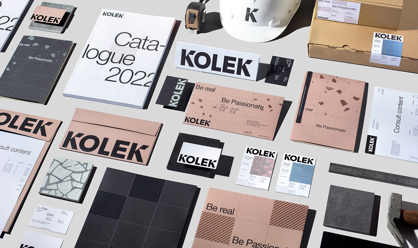 瓷砖品牌Kolek视觉形象设计