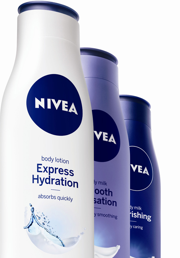 妮維雅(NIVEA)推出新的品牌形象及包裝設計