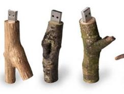 绝对环保--树枝USB