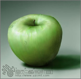 Photoshop鼠绘一个鲜脆欲滴的苹果