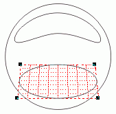 CORELDRAW制作透明风格按纽