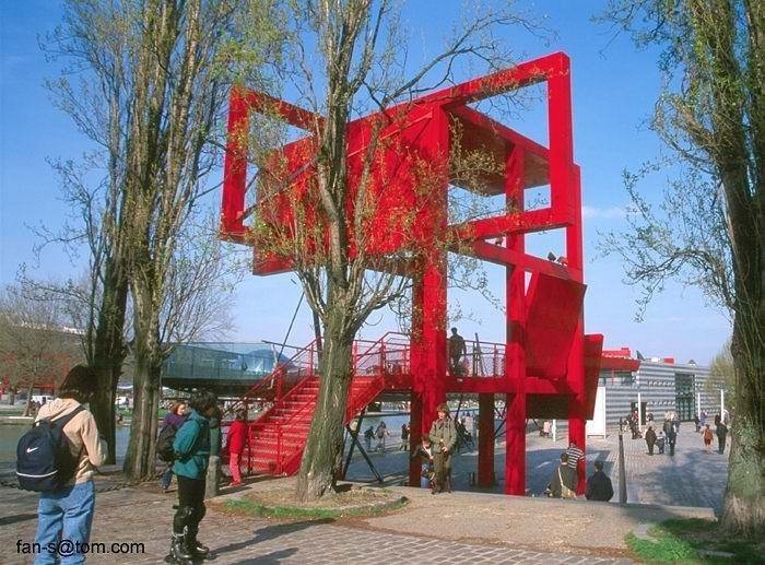 伯纳德·屈米作品---巴黎拉维列特公园
