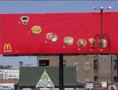 麦当劳超创意的户外广告