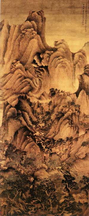 元代书画家王蒙(1308-1385)
