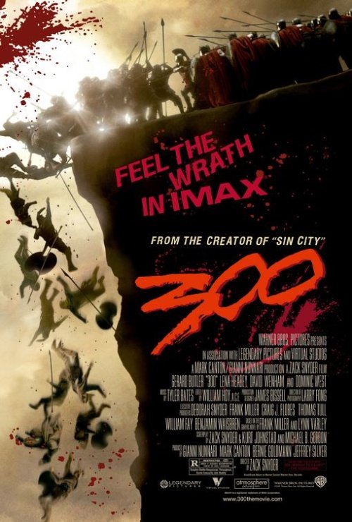 电影《300斯巴达勇士》海报设计