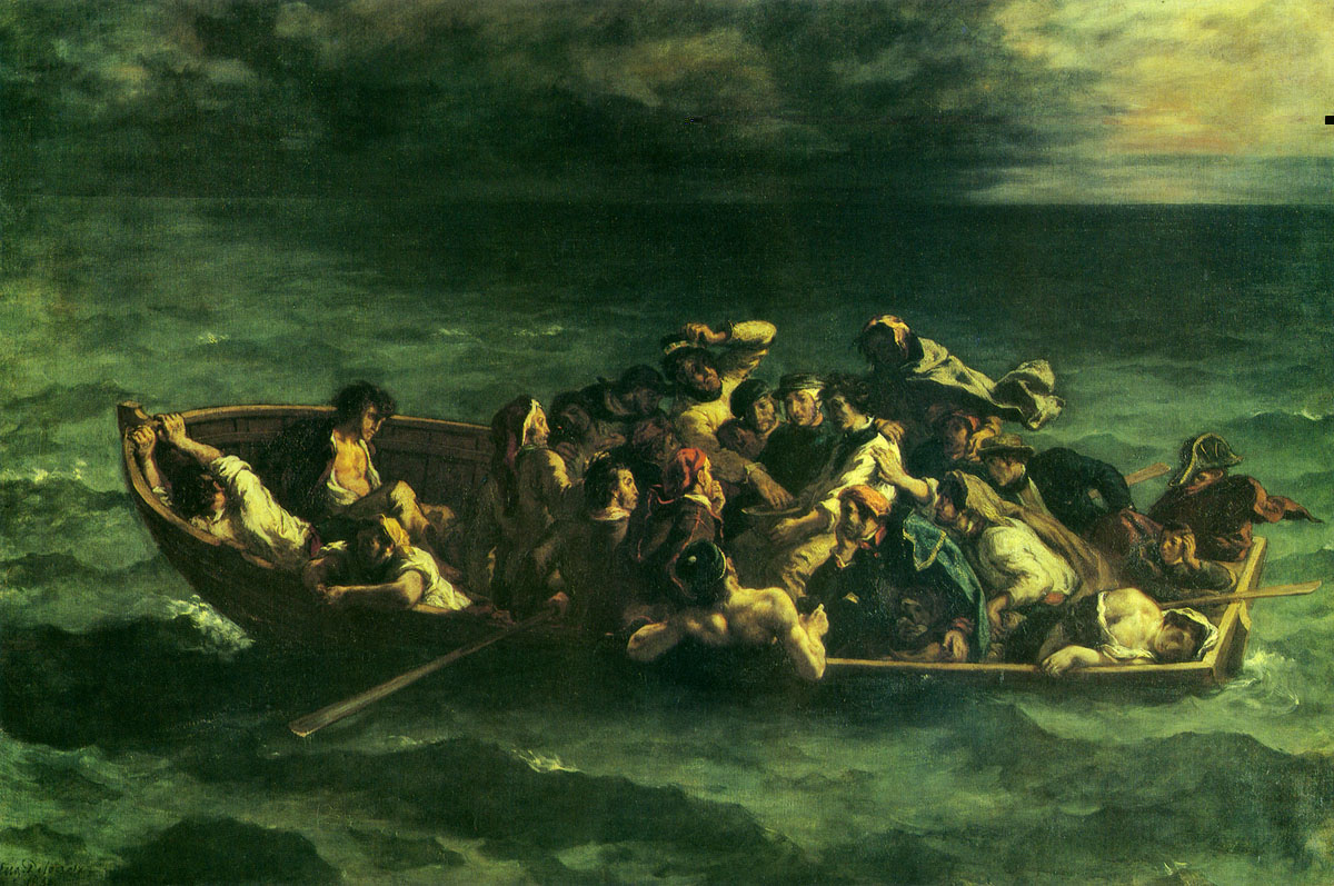 法国浪漫主义画派代表画家欧仁·德拉克洛瓦(Eugene Delacroix)