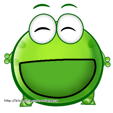 PS鼠绘可爱的绿豆蛙