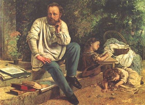 法国画家居斯塔夫·库尔贝（Gustave Courbet,1819-1877）