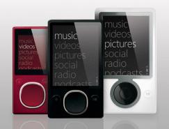 微軟發布第二代Zune數字音樂播放器