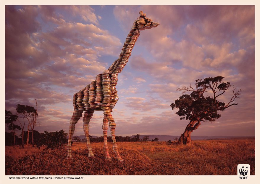 发人深省的经典WWF公益广告