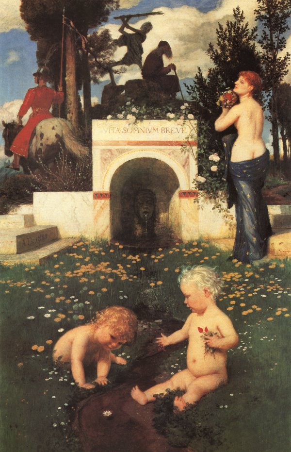 瑞士象征主义画家阿诺德·勃克林（Arnold Bocklin，1827——1901）