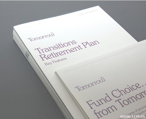 简洁:Tomorrow保险公司产品画册设计