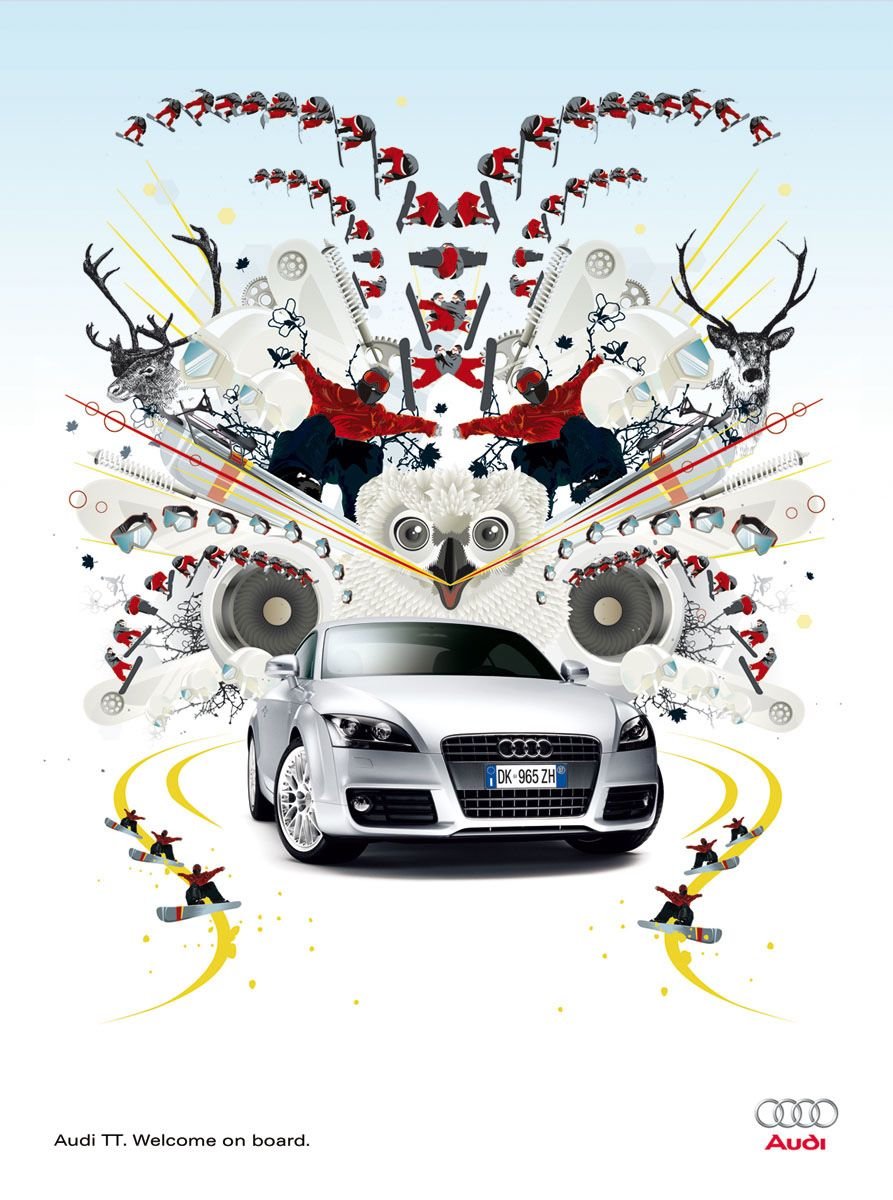 Audi TT 广告设计欣赏