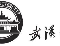 大学校徽系列:武汉大学标志矢量图