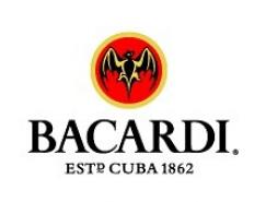 Bacardi百家得郎姆酒标志矢量图