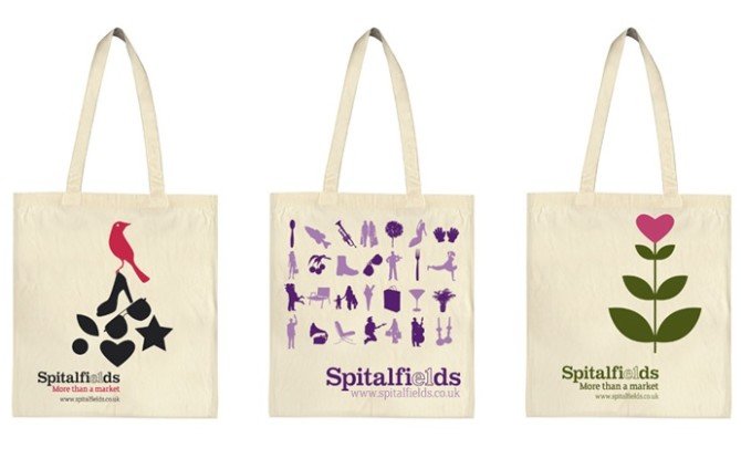 spitalfields商场环保手提袋设计