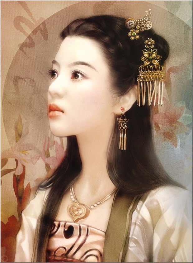 台湾插画家德珍(DerJen):中国古典女性插画欣赏之二